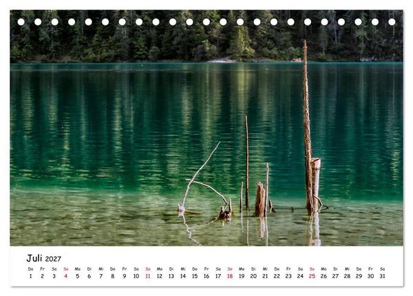 Produktbild: Wanderbarer Wei&szlig;ensee (Tischkalender 2027 DIN A5 quer), CALVENDO Monatskalender