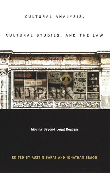 Produktbild: Cultural Analysis, Cultural Studies, and the Law