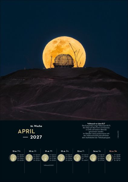 Produktbild: KOSMOS Himmelsjahr Wochen-Kulturkalender 2027 - Der Wandkalender f&uuml;r jede Woche