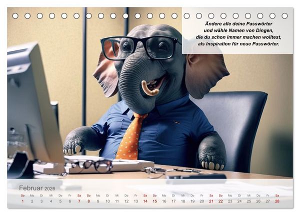 Produktbild: Endlich erfolgreich geschieden (Tischkalender 2026 DIN A5 quer), CALVENDO Monatskalender