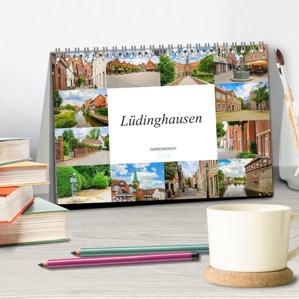 Produktbild: L&uuml;dinghausen Impressionen (Tischkalender 2026 DIN A5 quer), CALVENDO Monatskalender