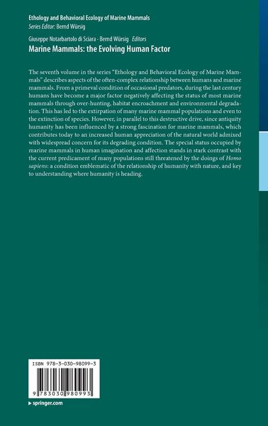 Produktbild: Marine Mammals: the Evolving Human Factor