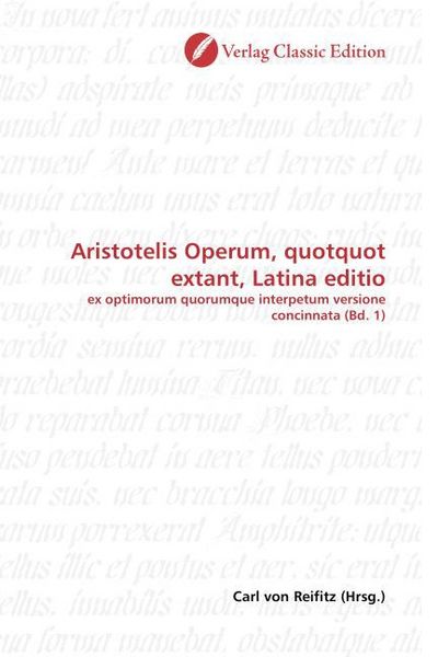 Produktbild: Aristotelis Operum, quotquot extant, Latina editio