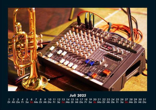Produktbild: Musik 2025 Fotokalender DIN A4