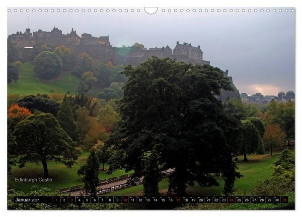 Produktbild: Schottland und Edinburgh (Wandkalender 2027 DIN A3 quer), CALVENDO Monatskalender