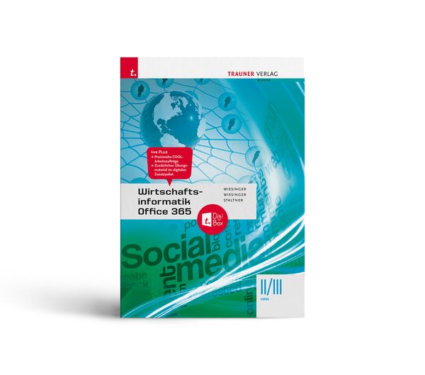 Produktbild: Wirtschaftsinformatik II/III HAK, Office 365 + TRAUNER-DigiBox