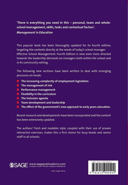 Produktbild: Effective School Management
