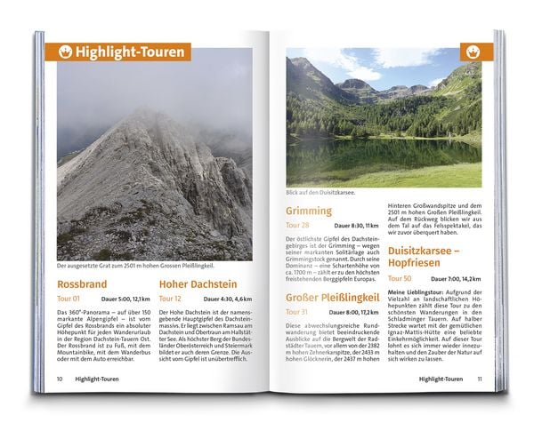 Produktbild: KOMPASS Wanderf&uuml;hrer Dachstein-Tauern Ost, 70 Touren mit Extra-Tourenkarte