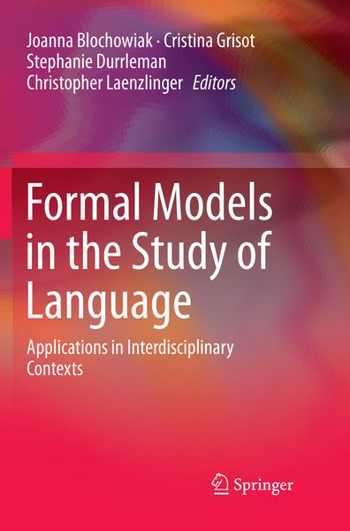 Produktbild: Formal Models in the Study of Language