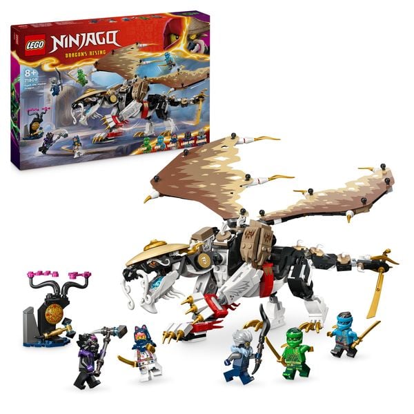 LEGO NINJAGO 71809 Egalt der Meisterdrache, Ninja-Set mit Drachen-Spielzeug