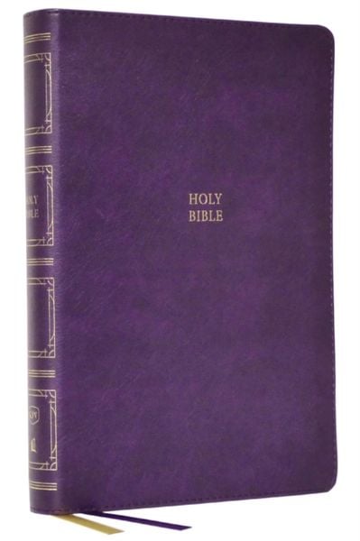 Produktbild: KJV Holy Bible: Paragraph-style Large Print Thinline with 43,000 Cross References, Purple Leathersoft, Red Letter, Comfort Print: King James Version