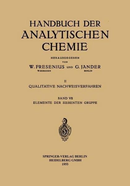 Produktbild: Elemente der Siebenten Gruppe