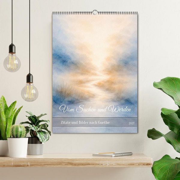 Produktbild: Vom Suchen und Werden (Wandkalender 2027 DIN A2 hoch), CALVENDO Monatskalender