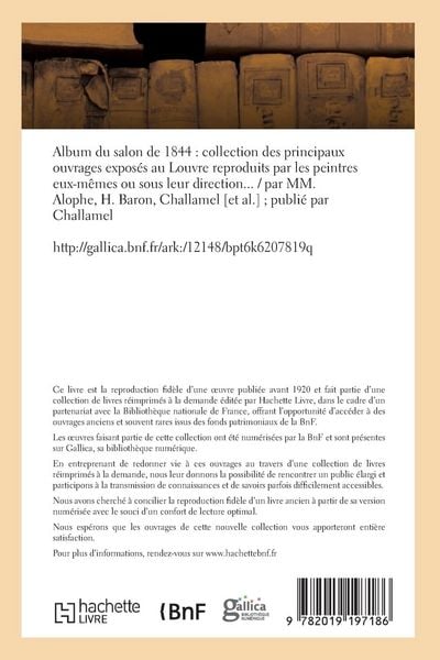 Produktbild: Album du salon de 1844