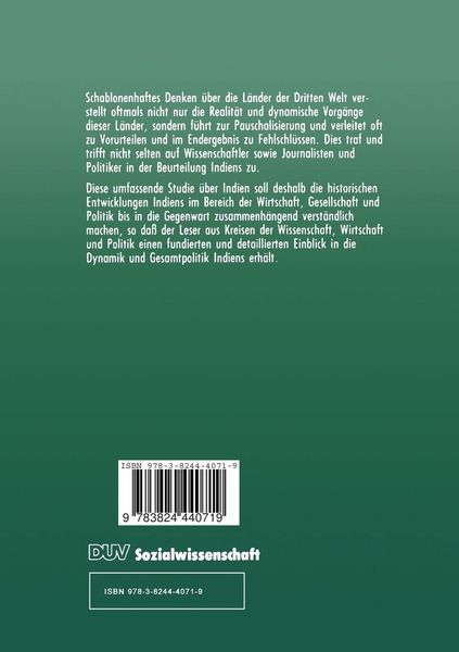 Produktbild: Indien: Wirtschaft, Verfassung, Politik