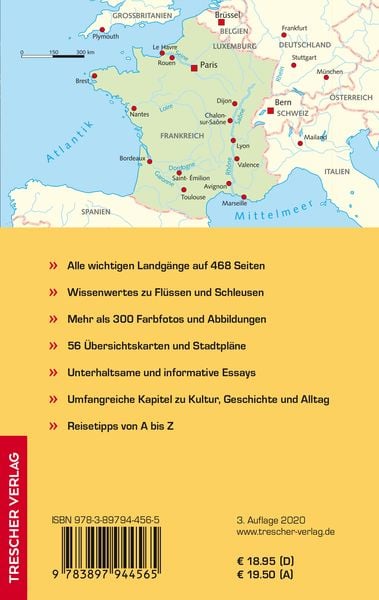 TRESCHER Reiseführer Flusskreuzfahrten Frankreich