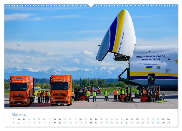 Produktbild: Antonov Airlines, Transportflugzeuge der Superlative (hochwertiger Premium Wandkalender 2026 DIN A2 quer), Kunstdruck in Hochglanz