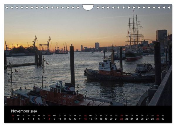 Produktbild: Hamburg (Wandkalender 2026 DIN A4 quer), CALVENDO Monatskalender