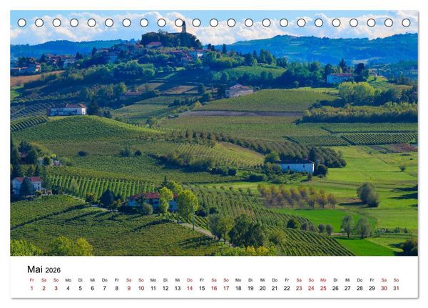 Produktbild: Piemont und Turin (Tischkalender 2026 DIN A5 quer), CALVENDO Monatskalender