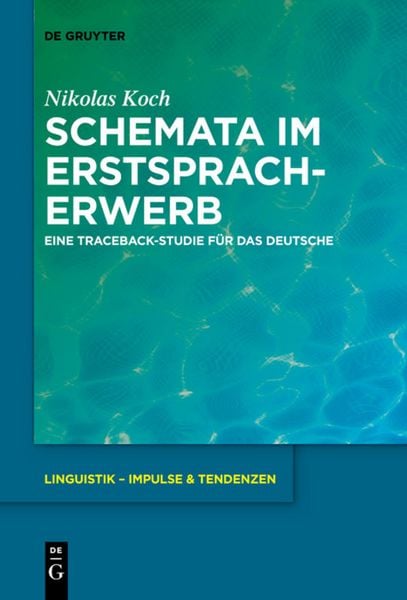 Produktbild: Schemata im Erstspracherwerb