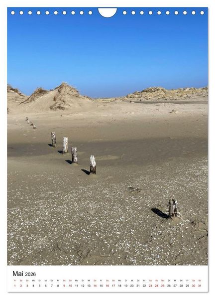 Produktbild: Strand der Sehnsucht - Sankt Peter-Ording (Wandkalender 2026 DIN A4 hoch), CALVENDO Monatskalender