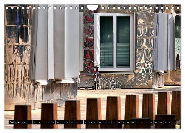 Produktbild: D&uuml;sseldorf - 300mm Perspektiven (Wandkalender 2026 DIN A4 quer), CALVENDO Monatskalender