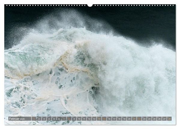 Produktbild: OCEAN POWER - Die Riesenwellen von Nazar&eacute; (Wandkalender 2026 DIN A2 quer), CALVENDO Monatskalender