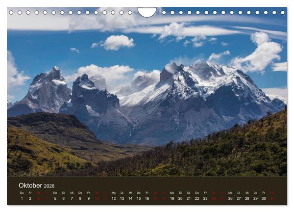 Produktbild: Patagonien - Am Puls der Wildnis (Wandkalender 2026 DIN A4 quer), CALVENDO Monatskalender