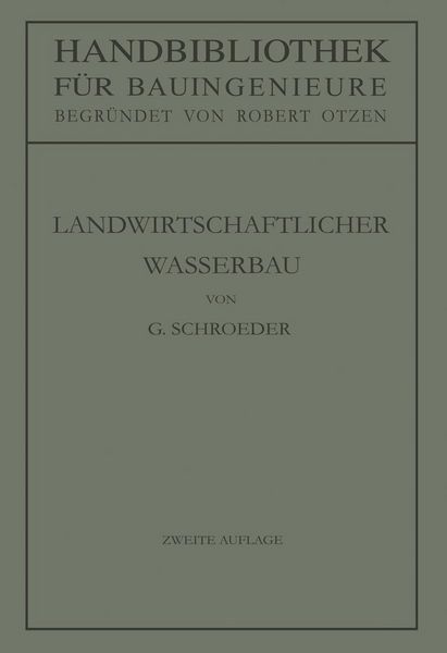 Produktbild: Landwirtschaftlicher Wasserbau