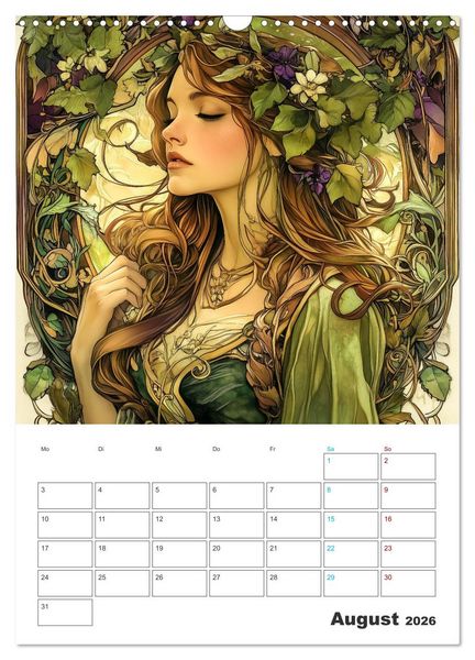 Produktbild: Eleganz der Epoche (Wandkalender 2026 DIN A3 hoch), CALVENDO Monatskalender