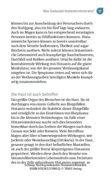 Produktbild: Richtig einkaufen Histamin-Intoleranz