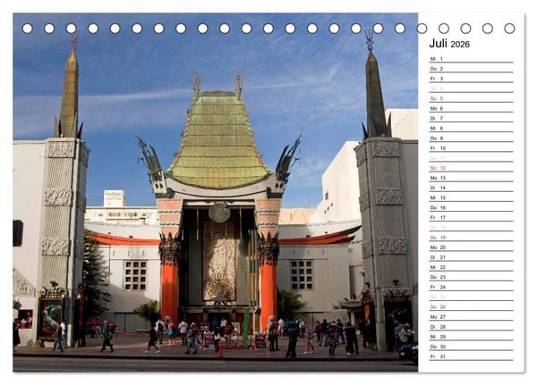 Produktbild: Kalifornien USA (Tischkalender 2026 DIN A5 quer), CALVENDO Monatskalender