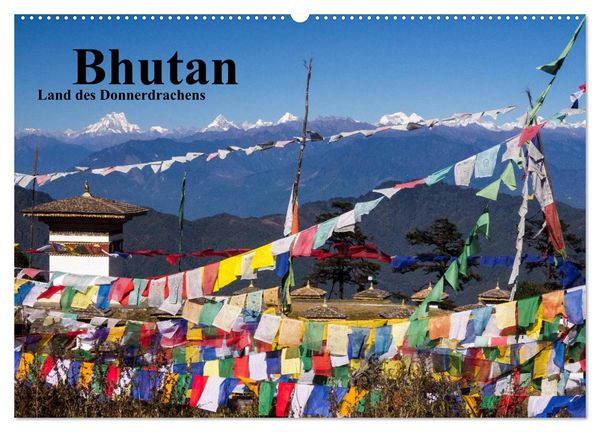 Produktbild: Bhutan 2026 - Land des Donnerdrachens (Wandkalender 2026 DIN A2 quer), CALVENDO Monatskalender