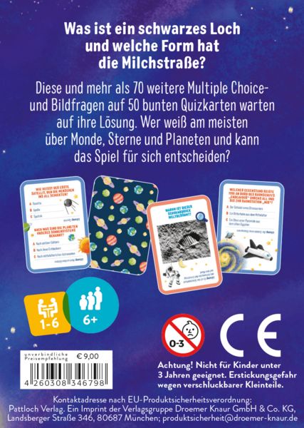 Produktbild: Das Quiz f&uuml;r kleine Forscher &ndash; Weltraum
