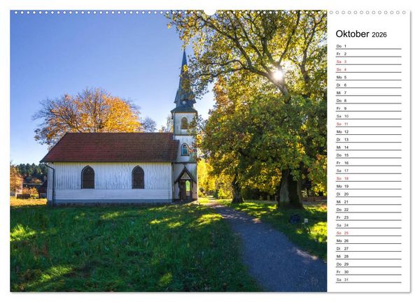 Produktbild: Landschaften im Harz (hochwertiger Premium Wandkalender 2026 DIN A2 quer), Kunstdruck in Hochglanz