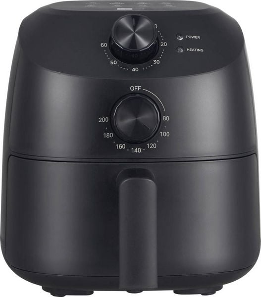 Produktbild: Aeco Cube Hei&szlig;luft-Fritteuse 2l 1150W Timerfunktion, BPA-frei, Antihaftbeschichtung Schwarz