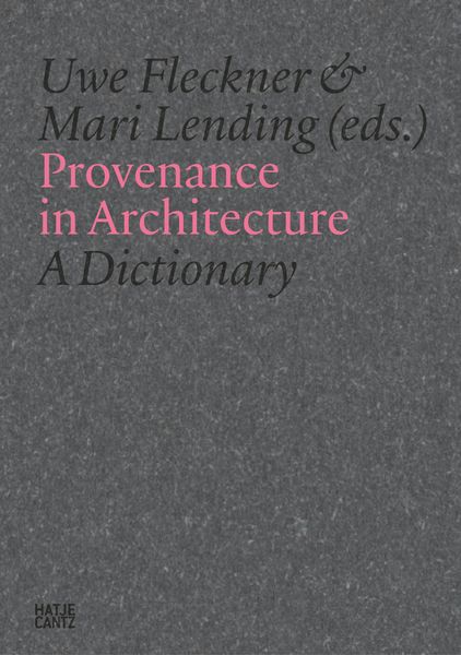Produktbild: Provenance in Architecture