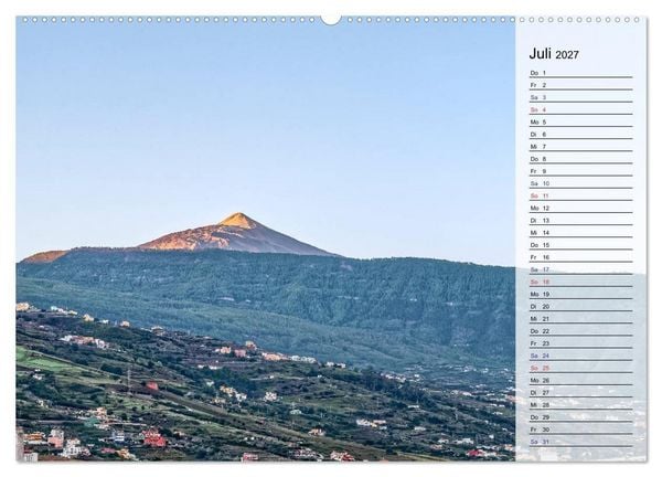 Produktbild: TENERIFFA - Zauberhafte Vulkaninsel (Wandkalender 2027 DIN A2 quer), CALVENDO Monatskalender