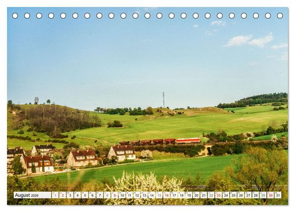 Produktbild: Reichsbahn in Color (Tischkalender 2026 DIN A5 quer), CALVENDO Monatskalender