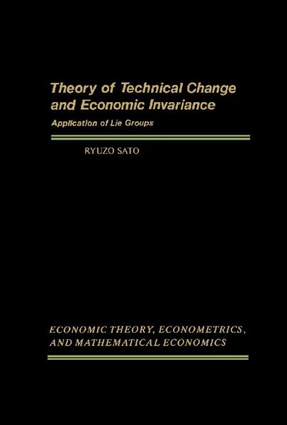 Produktbild: Theory of Technical Change and Economic Invariance