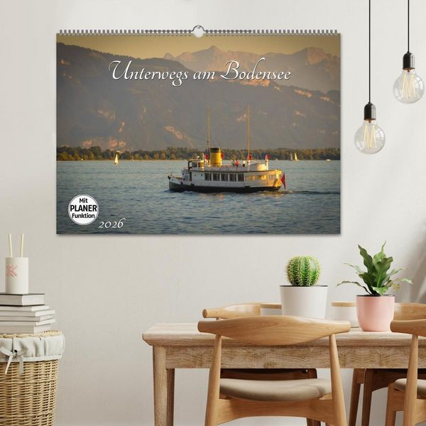Produktbild: Unterwegs am Bodensee (Wandkalender 2026 DIN A2 quer), CALVENDO Monatskalender