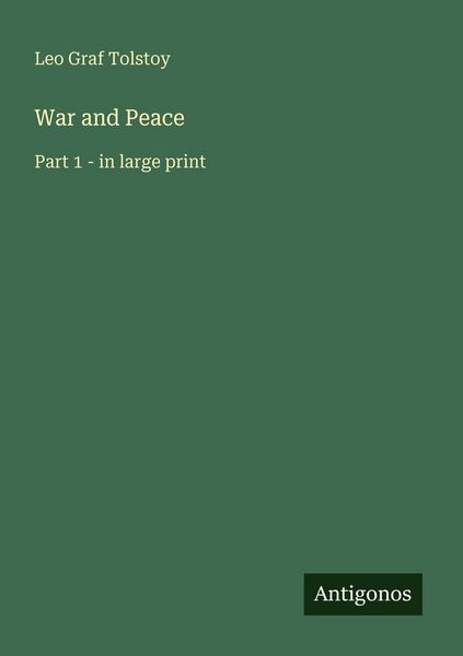Produktbild: War and Peace