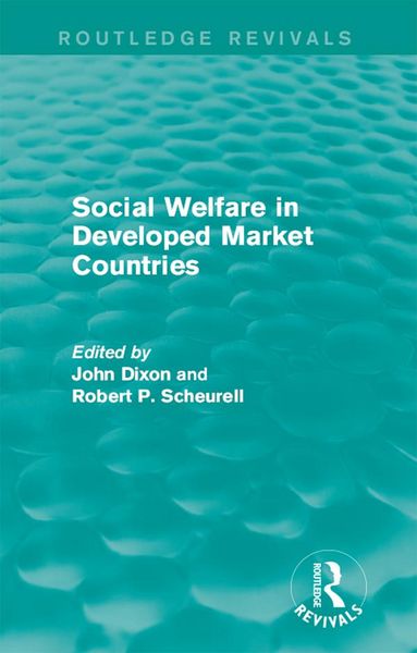 Produktbild: Social Welfare in Developed Market Countries