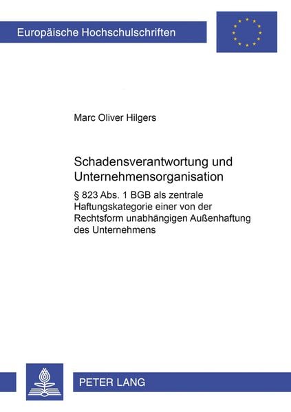 Produktbild: Schadensverantwortung und Unternehmensorganisation