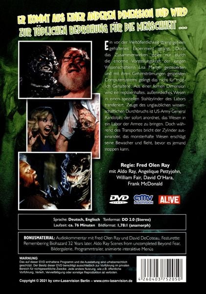 Produktbild: Biohazard - Monster aus der Galaxis (uncut)