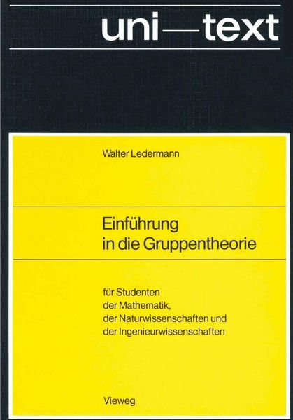 Produktbild: Einf&uuml;hrung in die Gruppentheorie