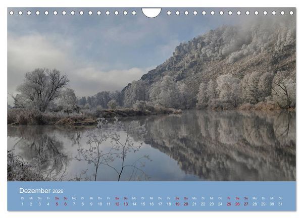 Produktbild: Das Jahr an der Naab zwischen Burglengenfeld und Kallm&uuml;nz (Wandkalender 2026 DIN A4 quer), CALVENDO Monatskalender