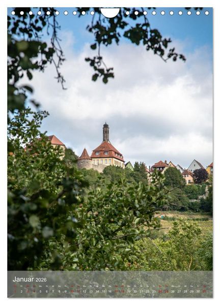 Produktbild: Rothenburg und Umgebung (Wandkalender 2026 DIN A4 hoch), CALVENDO Monatskalender
