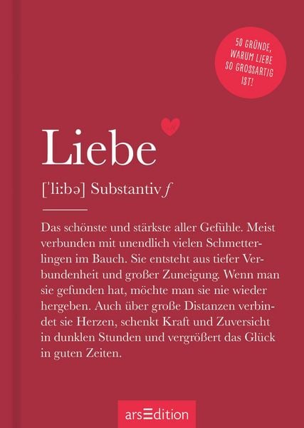 Produktbild: Liebe (Substantiv, f)