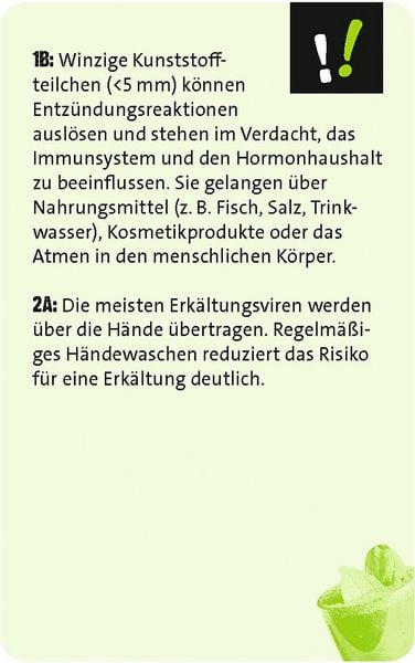 Produktbild: Allgemeinwissen Gesundheit & Ern&auml;hrung